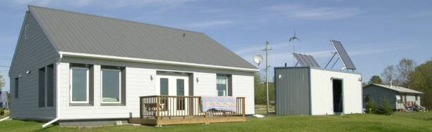 Eagle Lake Healthy House with separate utilities module
